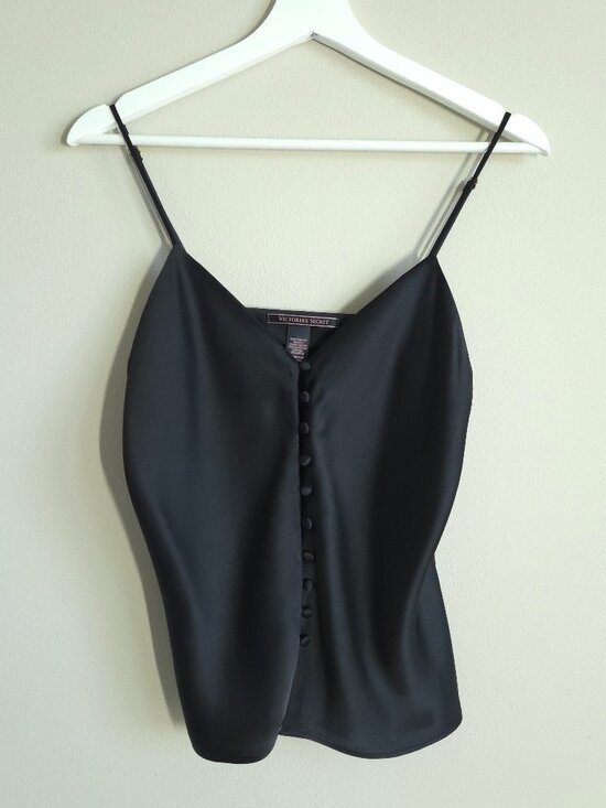 Victoria's Secret Tops - Victoria's Secret Silky Button Front Camisole